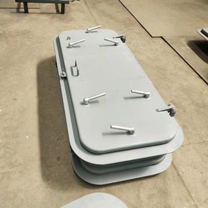 Wholesale Price Watertight Weathertight Marine Steel/Aluminium Windowed Door with Dogclips Toggles for Ships