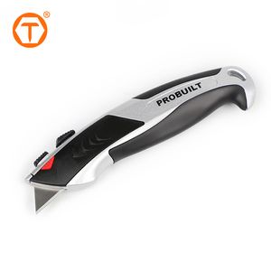 Best Zinc-Alloy Retractable Safety Utility Knife Cutter with 6 PCS Blades