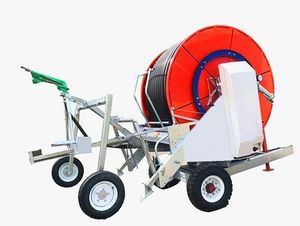 Factory Sale Water Sprinkler Hose Reel Irrigation Machine with Spray Gun