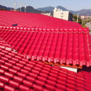 Modern Fireproof ASA Synthetic Resin Roof Tile Colorful Corrugated Plastic PVC Roofing Sheet Insulated Roofing Shingles