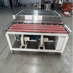 Large Capacity Horizontal Glass Washer Dryer Industrial Glass Cleaning Machine