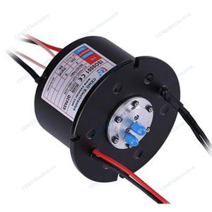 Integrate Power Signal and RF Slip Ring with SMA Radio frequency rotary joint