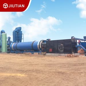Jiutian High Efficiency Rotary Drum Dryer Chicken Manure Drying Machine Price
