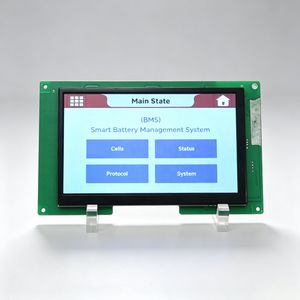 7 Inch Uart Touch HMI Display with Control Board Custom for Energy Storage