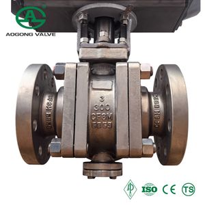 Premium Pneumatic CF8m Three-Way Ball Valve for Efficient Flow Control