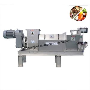 Dzjx Manufacturers Produce Single-Axis Screw Extruder Food Waste Dewatering Machine