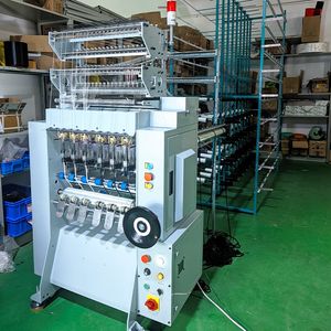 Credit Ocean Double Lock Edge Rope Belt Round Rope Machine 6 Head Knitting Machine