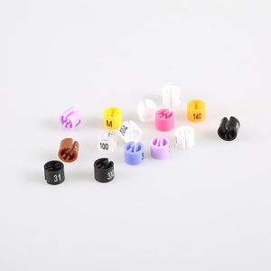 Plastic Hangers Colored Round Plastic Number Custom Hanger Size Marker