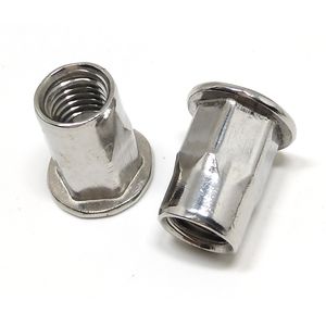Cheap and Good Stainless Steel 304 A2-70 Half Hex Rivet Nut