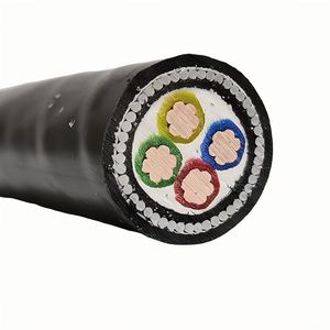 Copper Conductor XLPE Insulated PVC Sheath 25mm 2 Core Armoured Aluminum Electric Cable
