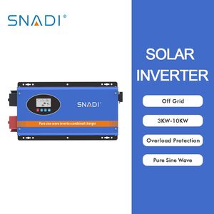 Home DC AC Power Inverters 1K 3kw 5kVA 6kw Pure Sine Wave off Grid Solar Inverter