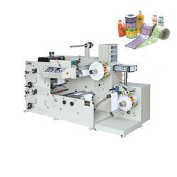 Rtry-320b Adhesive Label 2 Color Narrow Web Flexographic Paper Printing Machine