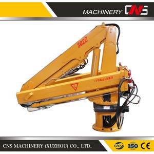 Cns 2 Ton Offshore Hydraulic Knuckle Boom Marine Davit Crane High Quality Folding Arm Ship Deck Crane with Factory Direct Sales