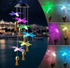 Solar 50LEDs Small Dragonfly Lights String Christmas Bar Room Decoration Lantern Patio Lights Decor for Holiday