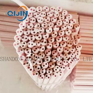 Wear Resistant Alumina Ceramic Cylinder Liner 95% 99% Insulated Core Tube