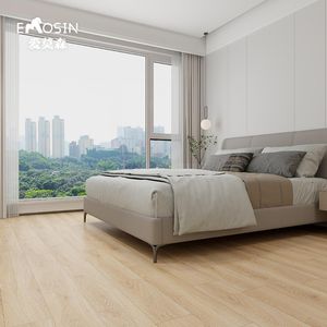 Fireproof Waterproof Soundproof U-Groove Plastic Decoration Wood Tile PVC Vinyl Engineering Spc Flooring for Hotel Building Material with Factory Supplier Price