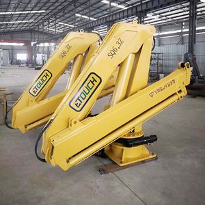 6.3ton Hydraulic Knuckle Boom Truck Mounted Crane