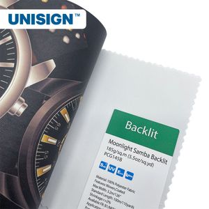 Light Wrinkle Resistance UV Eco Solvent Printable Backlit Fabric for Light Box