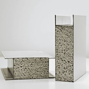 High Quality Lightweight Rock Wool Panel Roof Tile Fireproof Soundproof Insulated Rock Wool Sandwich Panel