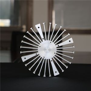 Round Shape Aluminum Alloy Extrusion Heat Sink Profile