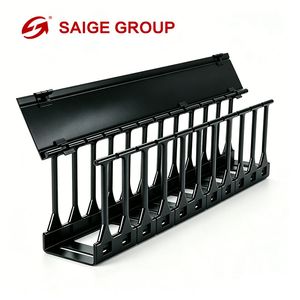 Galvanized CE RoHS 19inch U-Type Detachable Cable Management Rack for Server Data Center Cabinets