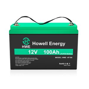 Deep Cycle 12V 100ah LiFePO4 Solar Battery for Energy Storage