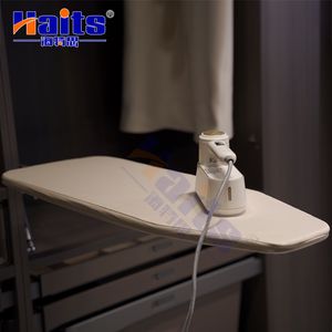 Premier Pull out Ironing Board Wardrobe Cabinet Fold out Ironing Board Beige