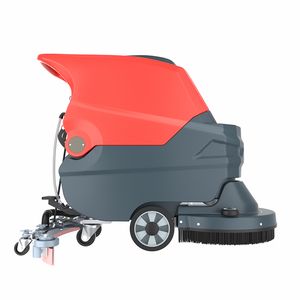 Electric Hand Push Floor Scrubber Maintenance-Free New Commercial Cleaning Machine.