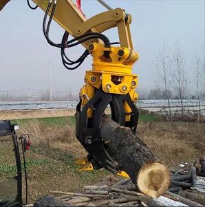 Factory Price Excavator Attachments 3tons Timber Hydraulic Grapple for Excavator