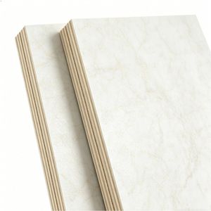 E1 Poplar Plywood Sheet with Double-Sided Melamine for Decoration