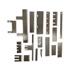 Plastic Film Serrated Cutting Blade Industrial Machine Blade of Packaging Tooth Knife for Packing Manufacturing & Processing Machinery Zigzag Knife Tool Parts