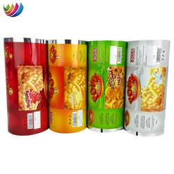 Custom Printed Pet Snack Food/Puffed Food Packaging Bags Cornflakes/Potato Chips Packaging Film Roll