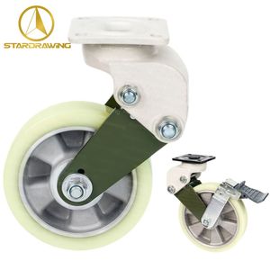 Stardrawing 75/100/125/130/150/200mm South Korea Spring Loaded Caster Wheel Shock Absorber Caster