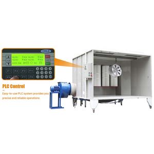 Factory Price Manual Batch Powder Coating Spray Booth
