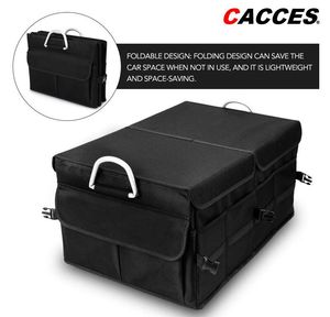 Car Trunk Organiser Car Boot Waterproof Foldable Organizer Storage Bag with Straps Pockets Multi Use New Best Seller Trunk