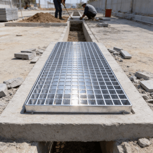 High Strength Welded Steel Grating Factory Maintenance Grating
