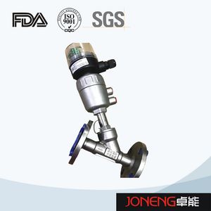 Stainless Steel Sanitary Piston Pneumatic PVC-U Proportional Control Angle Seat Valve