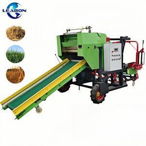 Straw Bagging Baler Silage Round Baler with Wrapper Hay Round Baling Machine