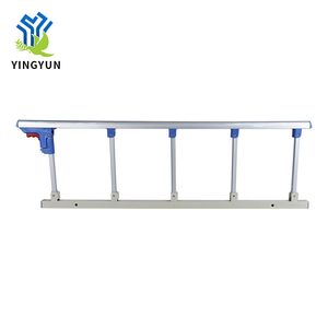 Folding Hospital Bed Patient Protection Rails 5 Aluminum Bar Straight Guardrail