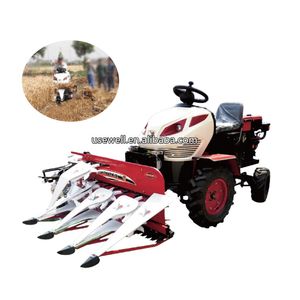 Rice Wheat Binder Machine with 2 Forward Gears for Slippery Field Harvest