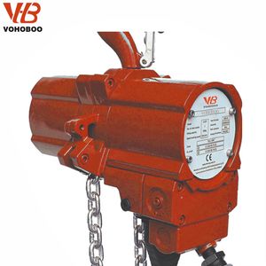 High Performance Lifting Equipment 10ton 20ton Air pneumatic Hoist with G80 Chain