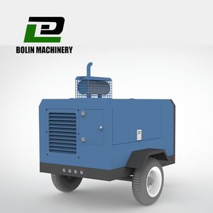 8bar 55kw 180cfm Diesel Movable Screw Air Compressor