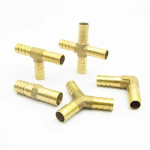 2 3 4 Way Brass Connector 4/6/8/10/12/14/16/19mm Hose Copper Brass Barb Pipe Fitting Pagoda Water Tube Fittings