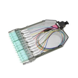 ABS Shell 12 Fiber LC Single Mode Fiber Optic MPO MTP Modular Cassette