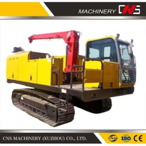 China Factory New Small Lifting Machine Mini Crawler Excavator Attachment Straight Arm Hydraulic Crane