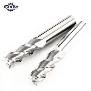 Karve 3mm-20mm Carbide End Mill for Aluminum Specular Highlights