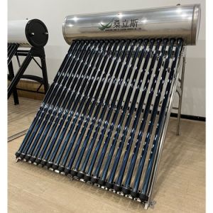 Compact Heat Pipe Pressurized Solar Water Heater High Pressure Solar Heater with CE, En12976 Solar Keymark Certified