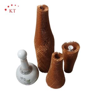 Recyclable Craft Paper Kraft Paper Biodegradable Protective Honeycomb Wrapping Paper Roll