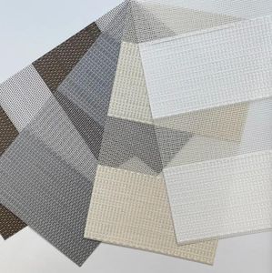 Custom Manual Blead Pull Smoothly Zebra Shades Window Covering for Home