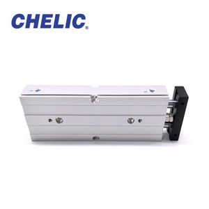 CHELIC Space Saving TD Dual Rod Piston Cylinder Dustproof Seal Industrial Pneumatic Actuator Air Cylinder